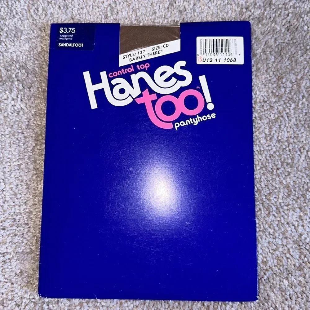 Hanes Too! Barely There Pantyhose!